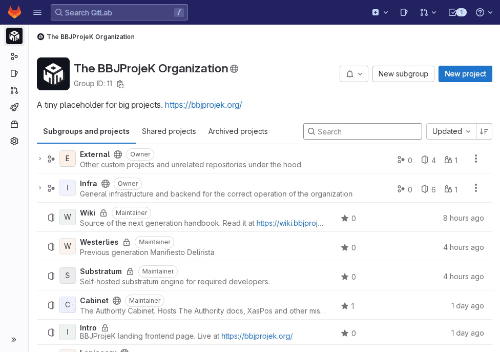 GitLab CE homepage